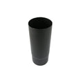 0.25 metre Straight 6 Inch Plain Black Flue Section white background
