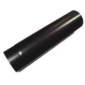 0.5m Black enamelled flue pipe 4 inch diameter