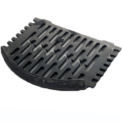 Black Grant Round Fronted Cast Iron Fire Grate Bottomgrate
