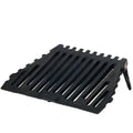 Black cast iron solid fuel fire grate or bottom grate