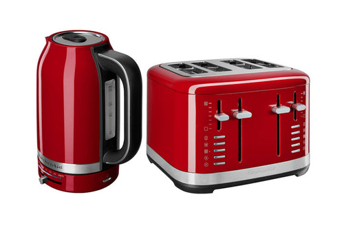 1.7L Variable Temperature Electric Kettle KEK1701 + 4 Slice Toaster KMT4109