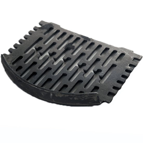 Black Grant Round Fronted Cast Iron Fire Grate Bottomgrate