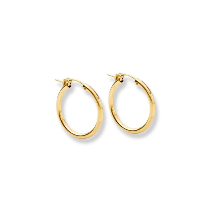 22mm Everyday Hoops in 14k gold filled