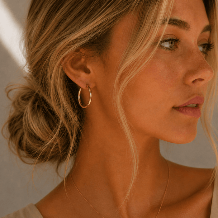 29mm Everyday Hoops styled as everyday hoops