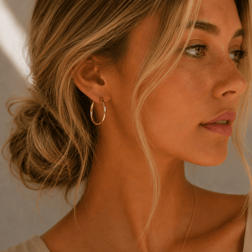 29mm Everyday Hoops styled as everyday hoops