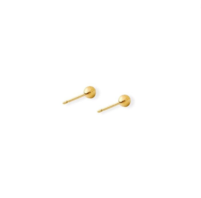 2mm Tiny Ball Stud Silver Earrings