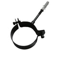 3 Inch Adjustable Wall Band Matt Black on white background