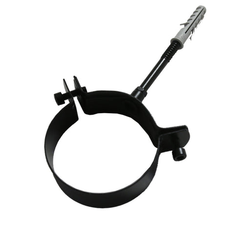 3 Inch Adjustable Wall Band Matt Black on white background