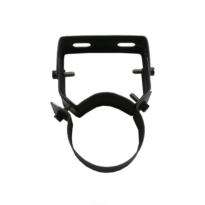 3 Inch Adjustable Wall Bracket Matt Black on white background