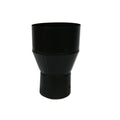 3 Inch to 5 inch Black Flue Increaser on white background