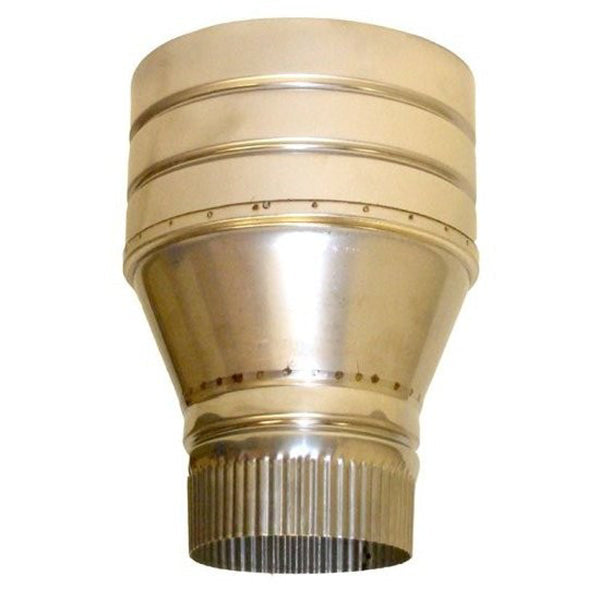 4 Inch Flue Adapter white background