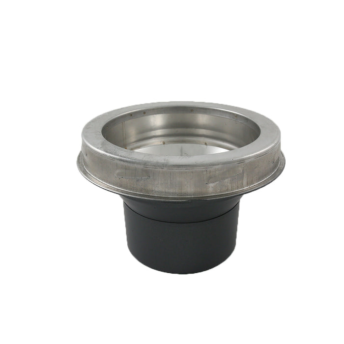 5-6 |Inch (125-150mm) Black Increasing Appliance Connector Inc Locking Band on white background