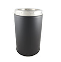 Black Twin Wall 300mm Pipe on white background