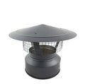 twin wall cowl for multifuel stove on white background