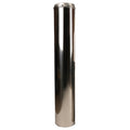 5 Inch (125mm)  Twin Wall 1000mm Pipe Inc Locking Band white background