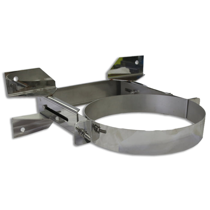 5 inch Twin Wall Adjustable Wall Bracket on a white background