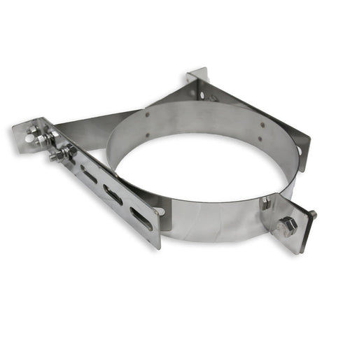 5 Inch (125mm)  Twin Wall Adjustable Wall Bracket 50-80mm white background