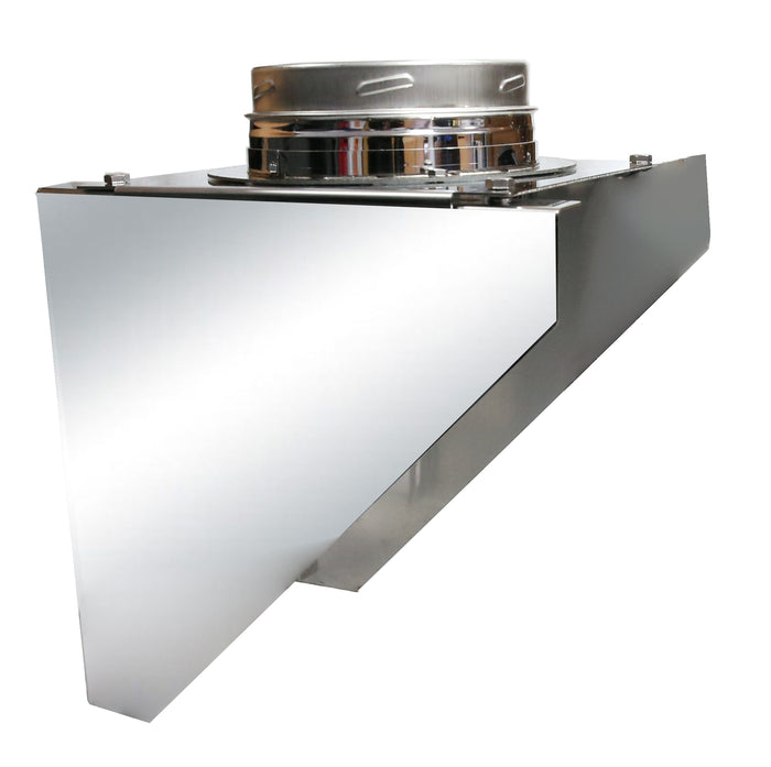 5 Inch (125mm)  Twin Wall Base Wall Support white background