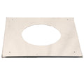 Twin Wall Flat Ceiling / Wall Plate on a white background