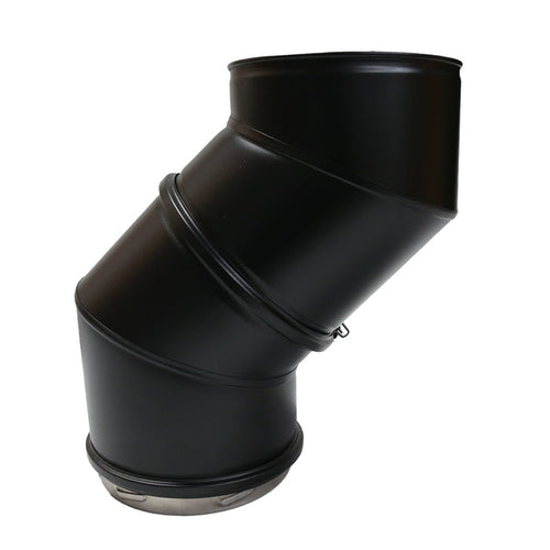 Twin Wall flue for wood stove on white background