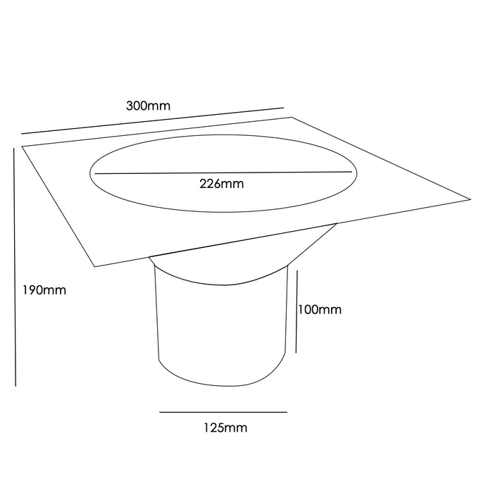5 Inch Chimney Sump Adaptor