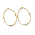 50mm Everyday Hoops in 14k gold filled