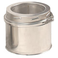 6 Inch (150mm) Twin Wall 120mm Pipe Inc Locking Band white background
