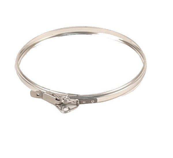 6 Inch (150mm) Twin Wall Inc Locking Band white background
