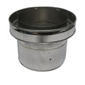 6 Inch (150mm) Twin Wall to Flexi Connector on white background