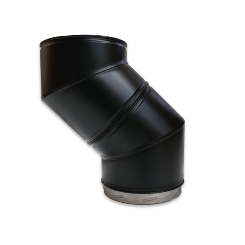 Twin Wall flue for wood stove on white background