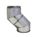 Twin Wall flue for wood stove on white background