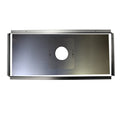 Galvanised Register Plate Kit on white background