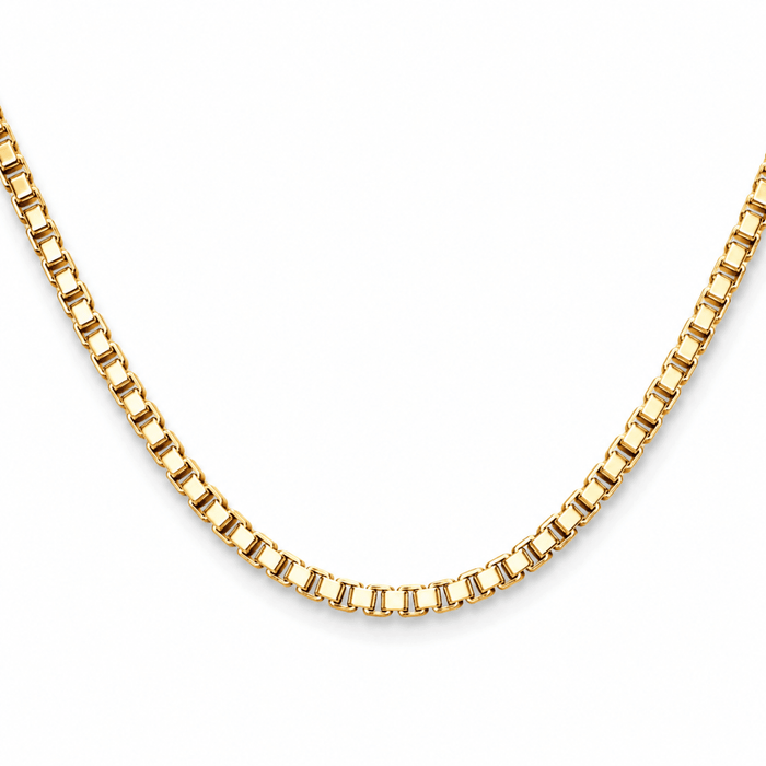 Adjustable Box Gold Chain - Le Serey