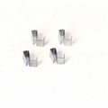 glass clips for multifuel stove on white background