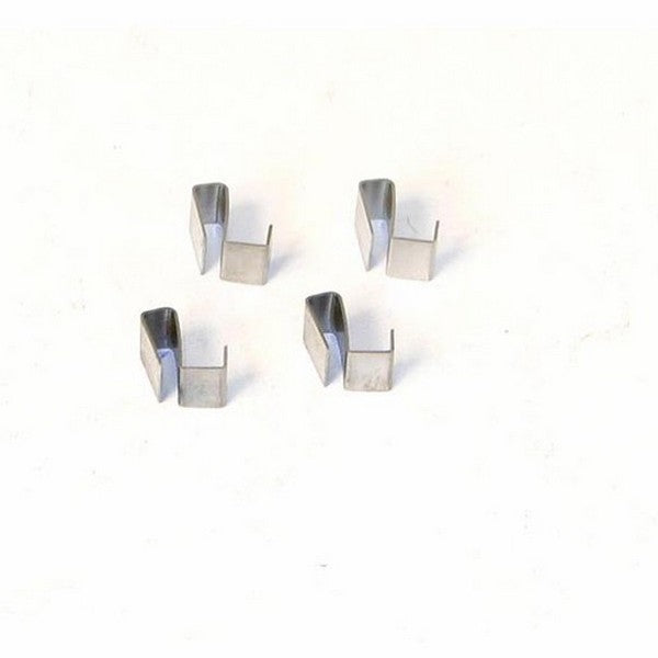 glass clips for multifuel stove on white background