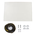 glass kit for multifuel stove on white background