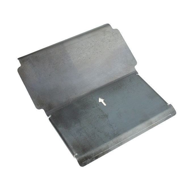 Throat Plate for multifuel stove on white background