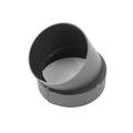 Vertical Adapter for multifuel stove on white background
