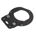 Damper Assembly for multifuel stove on white background