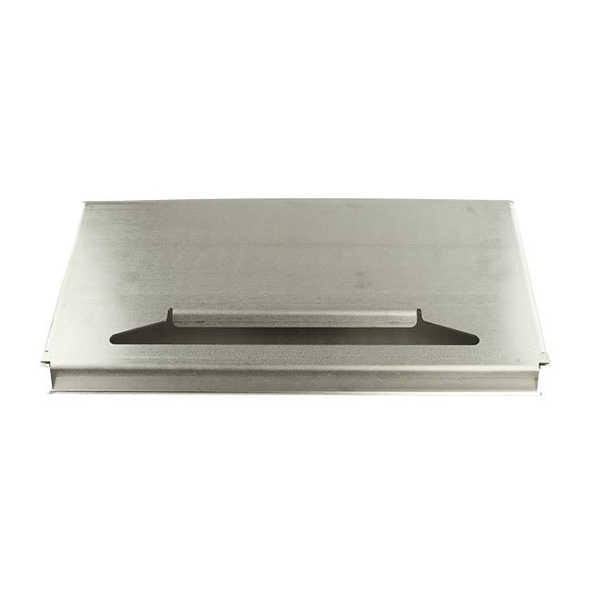 Throat Plate for multifuel stove on white background
