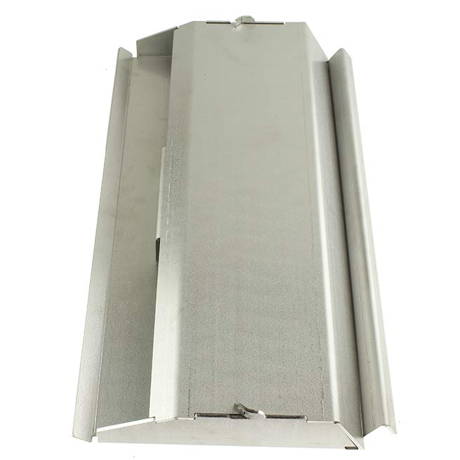 Throat Plate for multifuel stove on white background