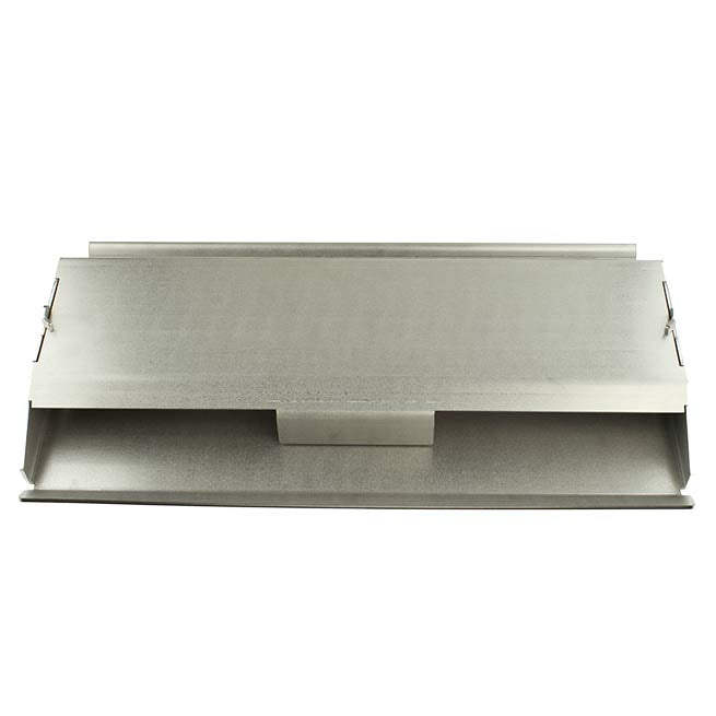 Throat Plate for multifuel stove on white background