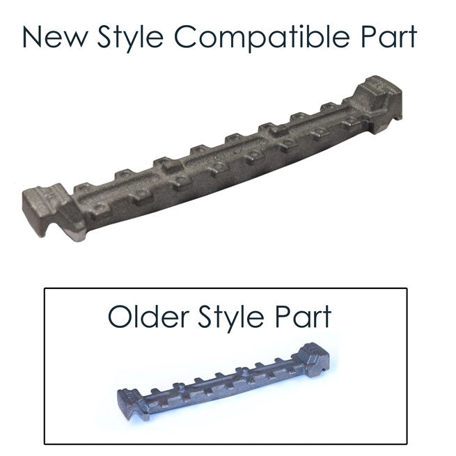 Arada Grate Bar AFS002 / CST020 new vs old part on white background