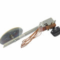 arada Thermostat Assembly, Damper  and Knob on white back ground
