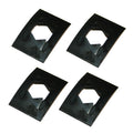 glass clis for multifuel stove on white background