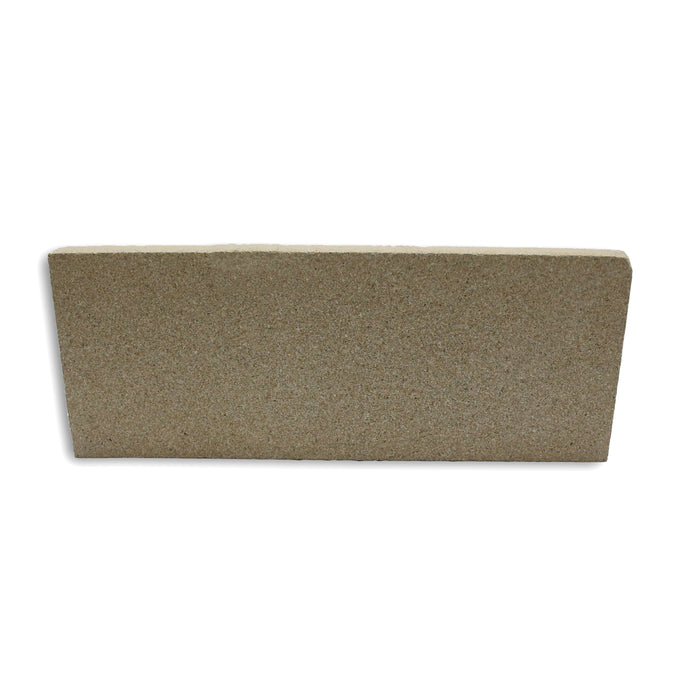 Back Brick for a multi burning stove on a white background.