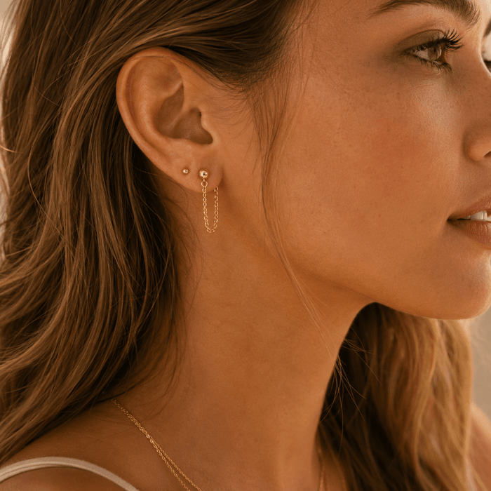 Ball Chain Earring