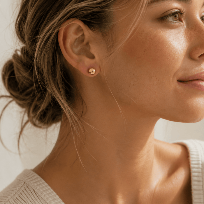 Ball Stud Earrings