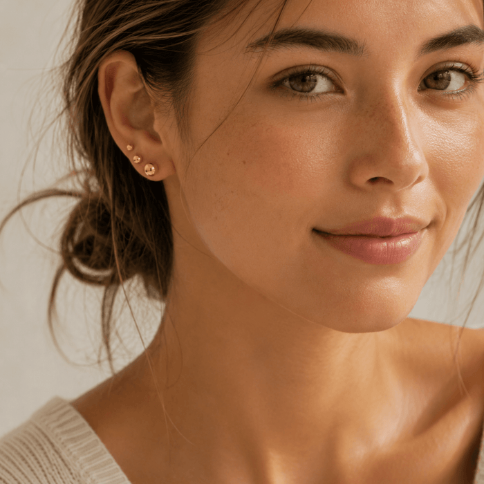 Ball Stud Earrings - Le Serey