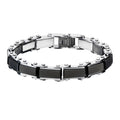 Black IP Rectangular Reversible Bracelet